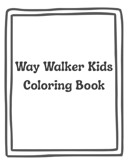 Way Walker Kids Coloring Pages