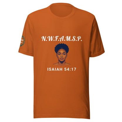 "No Weapon" Unisex T-shirt (Female)
